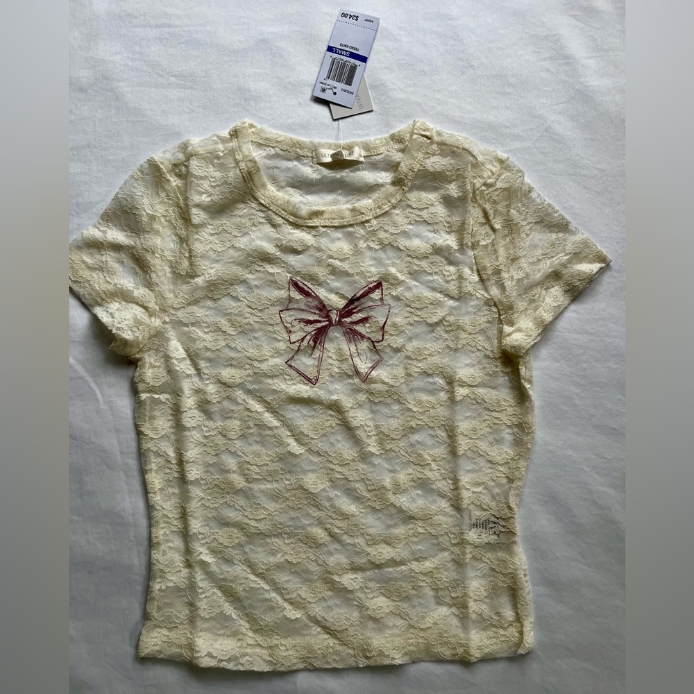Ultra Flirt Lace Tee
